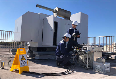 防災用・非常用発電機の写真